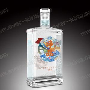 Buy cheap ISO9001 2015 Painting Surface 500 ML Custom Glass Bottles product