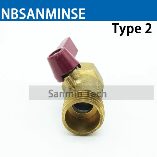 Ball Valve Air Compressor Parts G 1/2 G 1/8 1PC NBSANMINSE