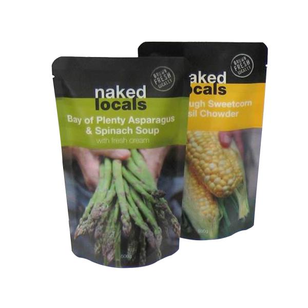Custom Printed Stand Up Zipper Microwavable Retort Pouches