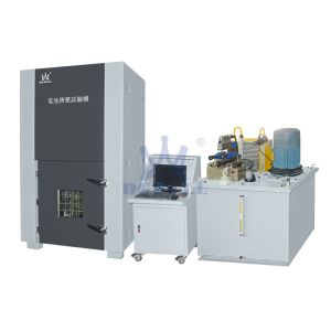 UL 2580 Electro Hydraulic Servo Vertical Type Crush Test Machine For Battery