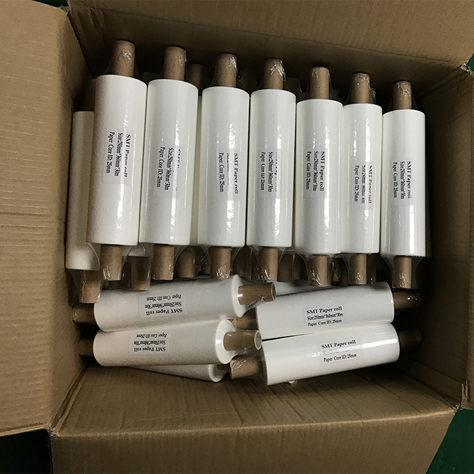 Cleanroom SMT Wiping Paper Stencil Roll Cleaning Paper For Electronic Product Line