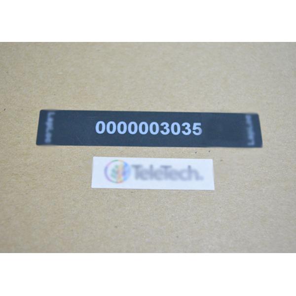 High residue VOID Security Labels application for seal high value packages