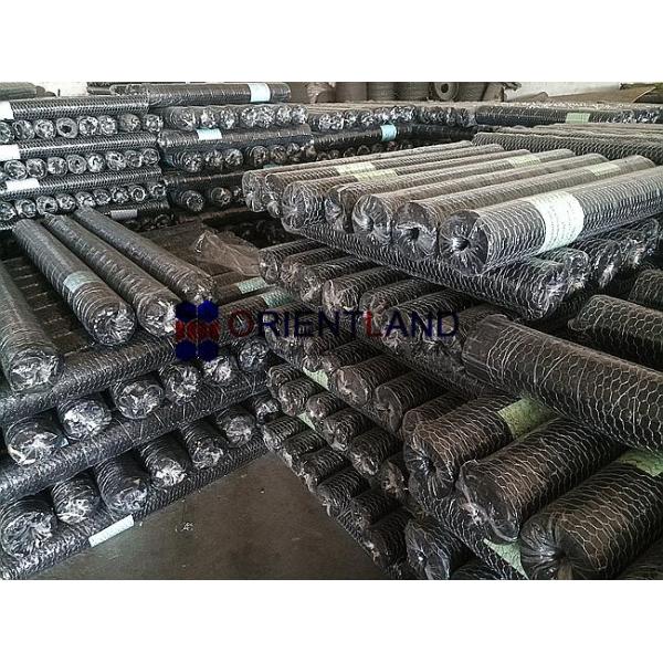 Vinyl Coated Poultry Hex Netting / Flexible Galvanized Poultry Netting Sample Available