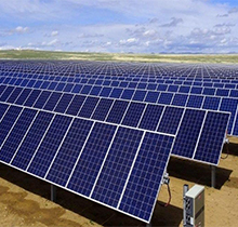 100KW Solar Power Mounting Systems Hot Dip Galvanized Steel Ground Plant Pile