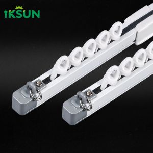 Buy cheap Extendable Aluminium Ajustbale Curtain Track Rail Curtain For Home product