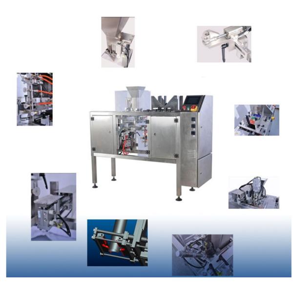 Zipper Bag Doypack Packaging Machine Heat Sealable No Dump 3mm Thickness Fabrication