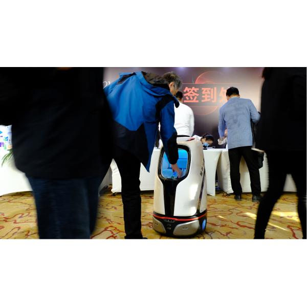 50kg Net Advertising Robot Shopping Delivery Service Self Driving Delivery Robot