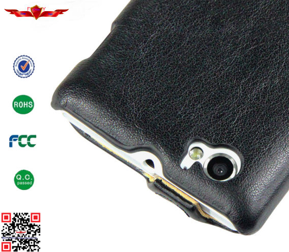 Ultra Slim Colorful High Quality Flip Leather Cover Case For Sony Xperia M Soft Durable