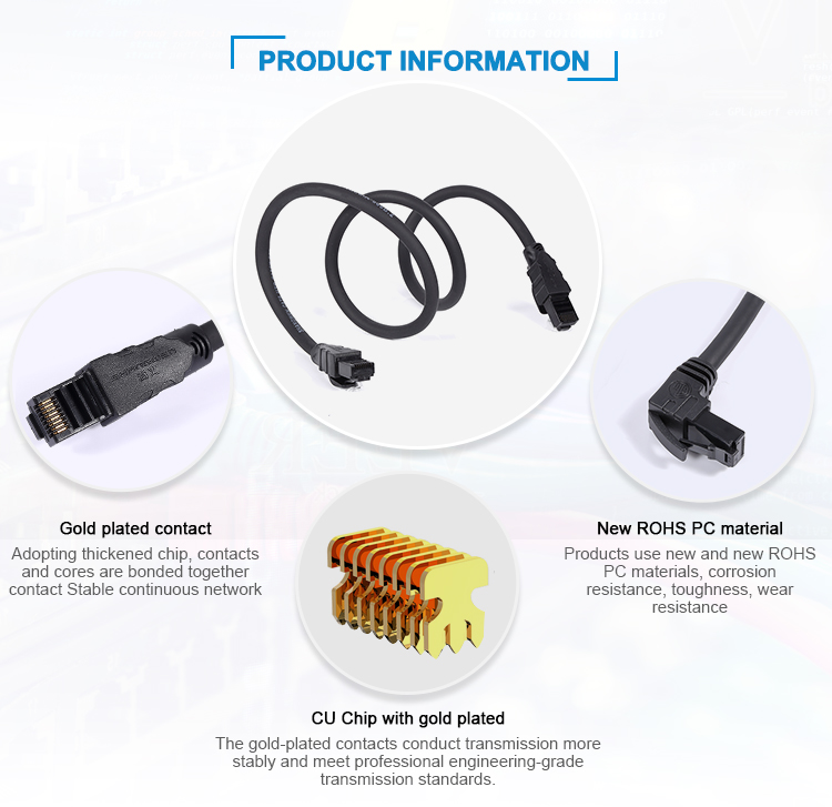 Customizable Direction 2m Cat6 Utp Right Angle Ethernet Cable for Male to Male Patch Cable in Silvery Grey
