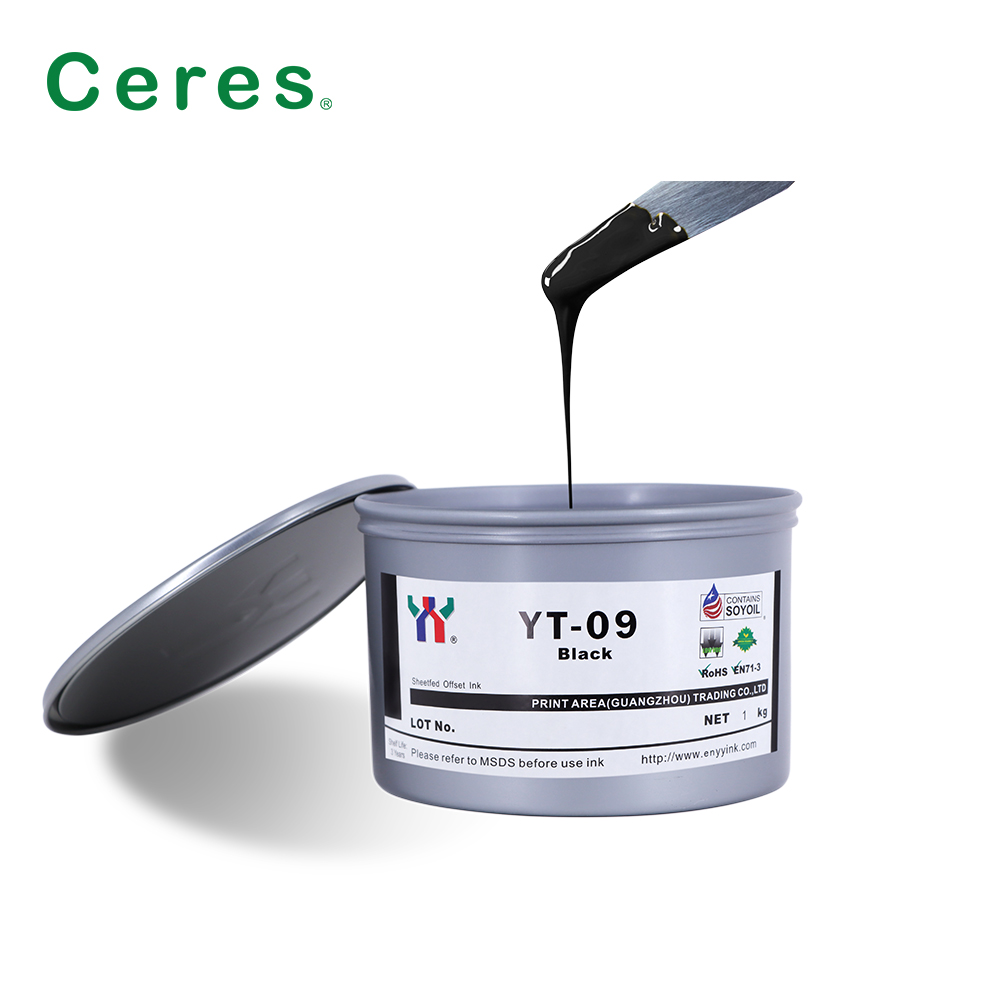 ECO-Friendly High Concentration High Temperature Resistance Offset Printing Ink for Sheet-Fed Applications