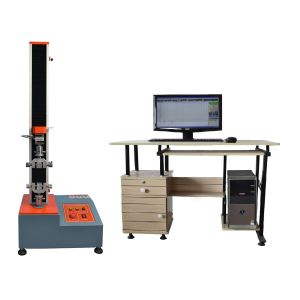 China Computerized Single Column Lab Testing Equipment Servo Tensile Testing Machine on sale