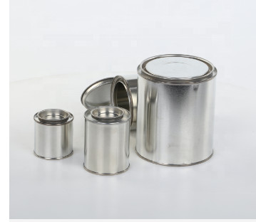 Round 5L Tinplate Empty Metal Container Tin For Food Storage
