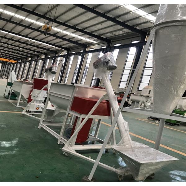 Carbon Steel 5T/H Pigeon Animal Feed Production Machine For Dry Material