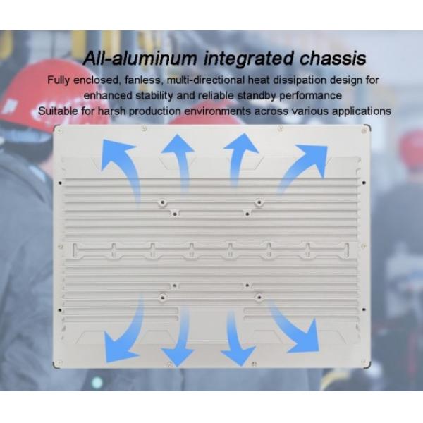 21.5-inch Embedded Industrial Panel PC PC HMI Capacitive Touch Monitor Usb IP65 Waterproof display