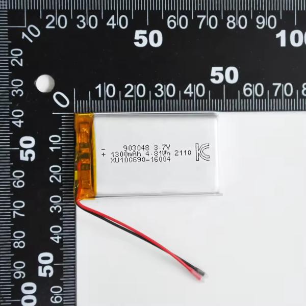 High Discharge Rate Battery 3.7V 1300mah 30CMax60C Rechargeable 903048 3.7v single cell lithium polymer battery