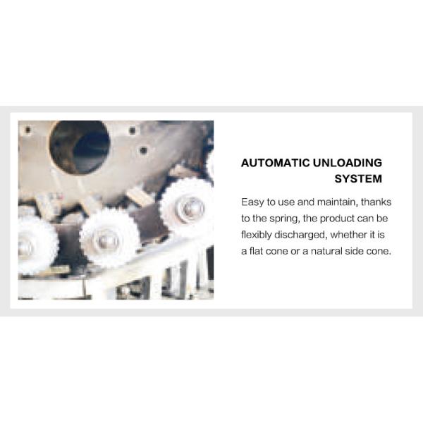 Automatic Egg Cone Production Equipment , 55 Pieces Of 320*240mm Baking , Template Wear-Resistant Cast. Iron Material