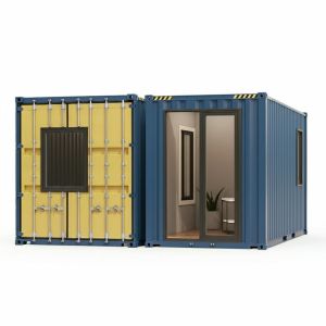 Foldable Modular Prefabricated Container Homes House 20ft Customized