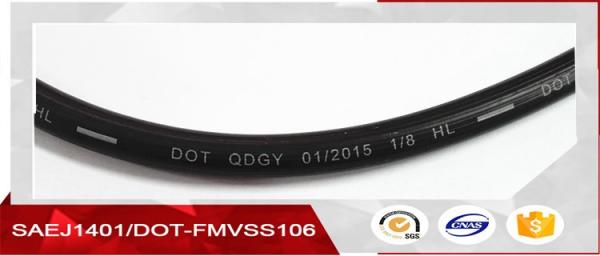 DOT SAE J1401 & FMVSS106 3.2MM*10.5MM 1 / 8 hydraulic brake hose assembly