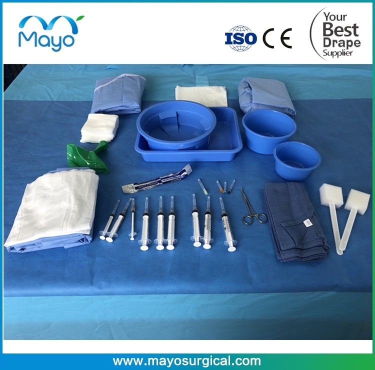 Buy cheap Blue Surgical Cardiovascular Drape Sterile Angiography Drape Set product