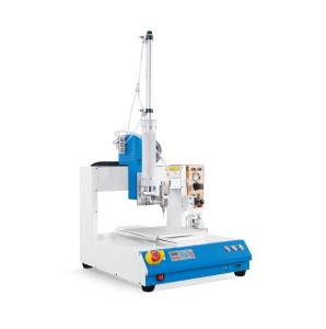 Buy cheap Synchronous Belt CCD Desktop Glue Dispenser Machine 0.02mm Accuracy product