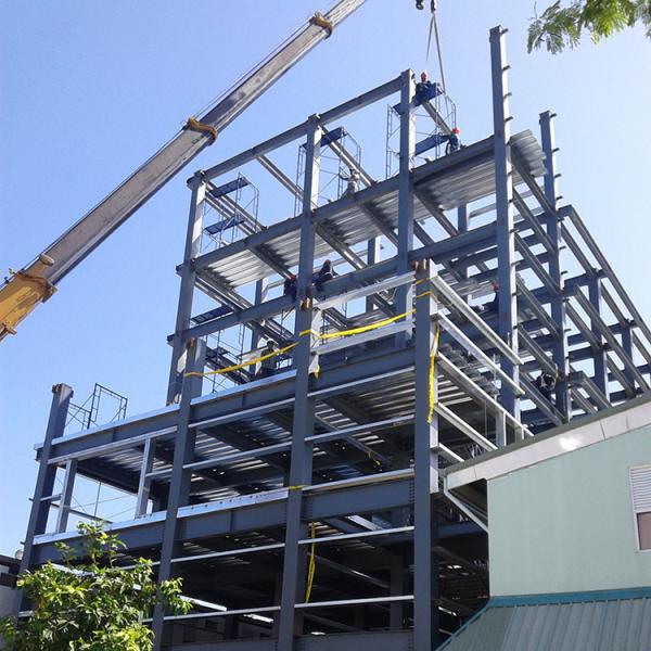 Customized Multi Storey Steel Frame Construction Prefabricated