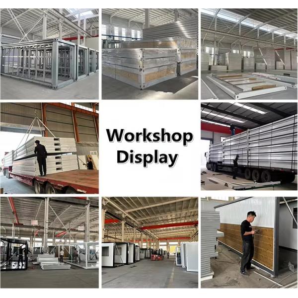 Wholesale 20FT/30FT/40FT Customized Plastic Film Packaging Foldable Expandable Mobile Container House