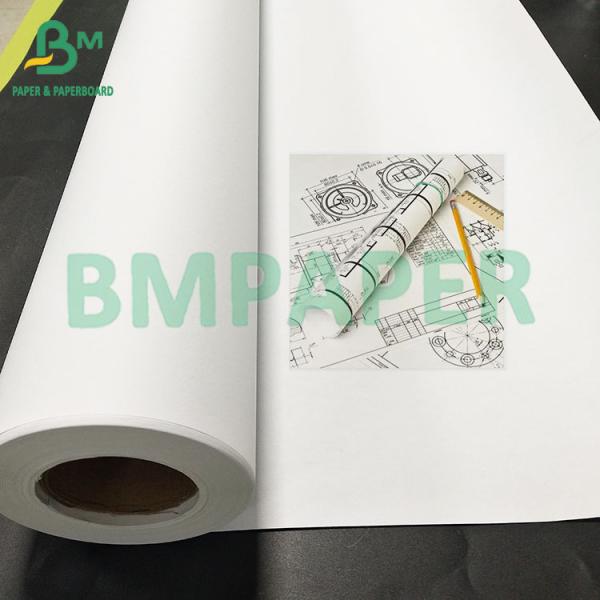 20LB Printing Clearly White Bond CAD Plotter Paper Kertas Teknik 12inchs 46m