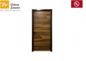 Buy cheap Single Swing Right Handed Solid Wood Internal Fire Doors 45mm Thick Perlite Board Infilling product