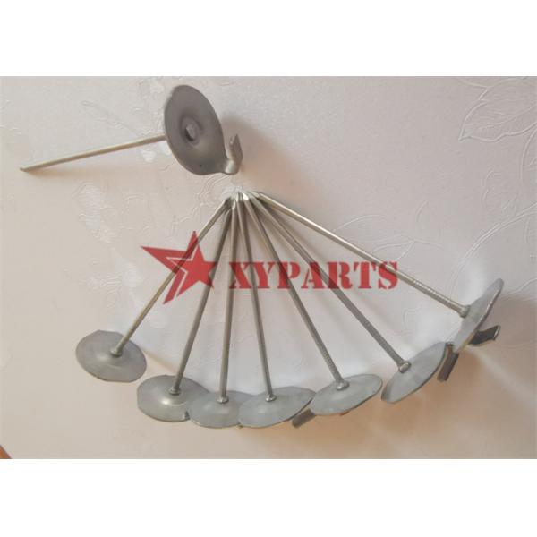 Metal Jacket Lacing Anchors With Speed Clips For Removable Insulation Blankets