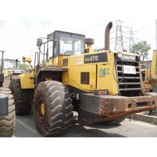 Second Hand Wheel Loaders Komatsu WA470-3 Wheel Loader With S6D25 Engine