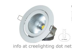 Buy cheap 15W LED downlights 85 Lm/W Epistar COB Chip AC100-240V 50-60Hz product