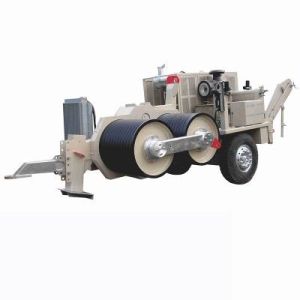 China 420KN Cable Release Pulling Electric Stringing Machine Hydraulic Cable Puller on sale