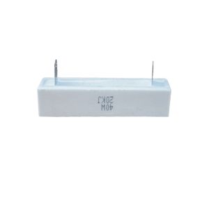 Buy cheap 10W-50W Ceramic Cement Power Resistor 100PPM RoHS Compliant product