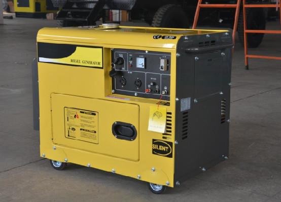 Quality Single Cylinder Air Cooled 5KW Silent Diesel Generator for sale