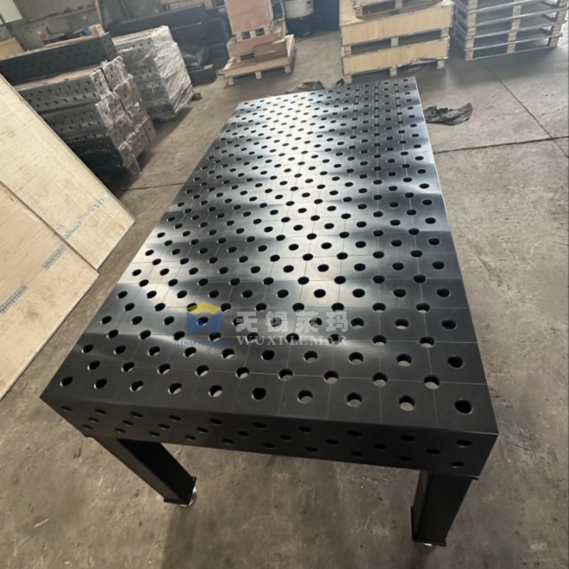 Industrial Grade D28 Steel 3D Welding Worktable with Legs