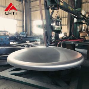 Buy cheap ANSI Grade 2 Titanium Torispherical Dish End Sandblasting product