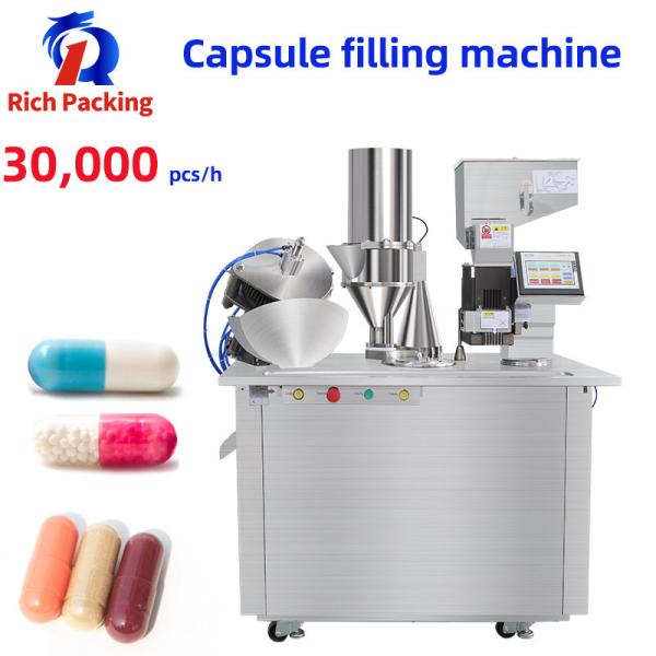 Pharmaceutical Small Semi Automatical Capsule Filler Machine , Capsule Filling