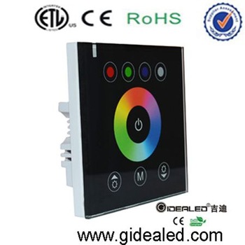 3ch rgb touch panel switch for led strip light and led panel light