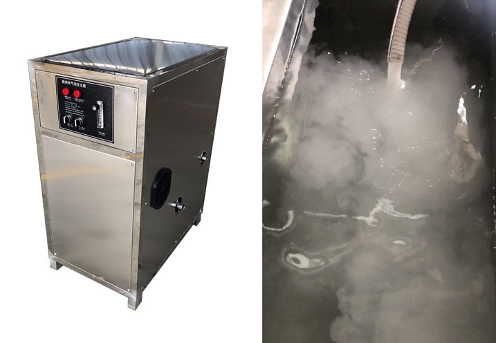 Deep Cleaning Function 160L/h Micro Nano Bubble Generator with OZONE Operation System