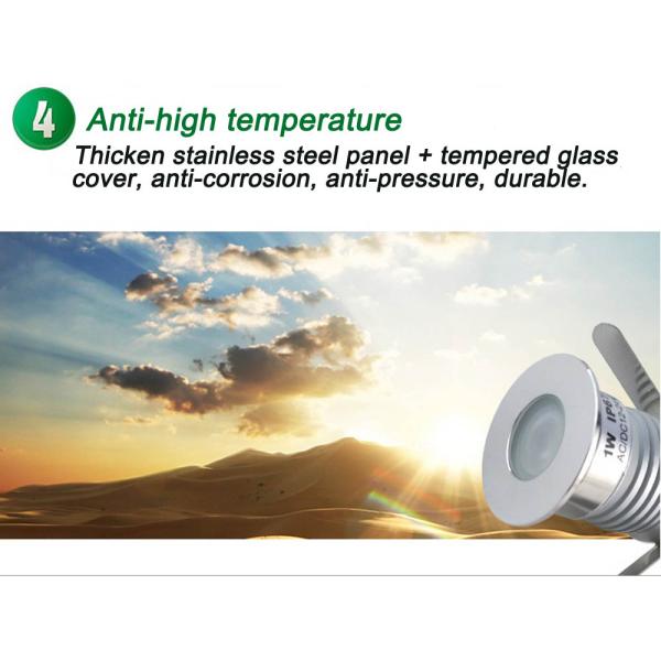 Small Led Patio Lights Decking Lights 3W IP67 Waterproof Recessed Led Inground Light Low Voltage Landscape Lighting