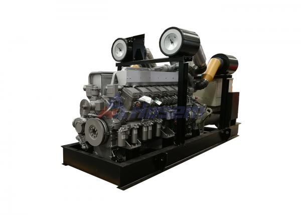 S16R-PTA2-C 1500kW Mitsubishi Generator Set , 2000kVA Generator Set with Remote Radiator