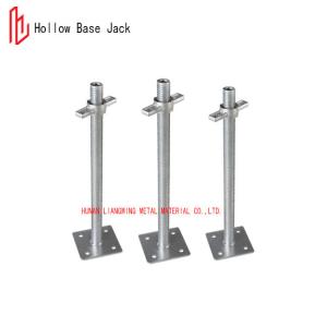 Buy cheap Q235B Scaffolding Hollow Base Jack CE EN74 Certificated Galvanized / Painted product