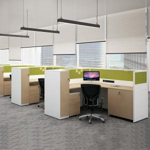 Buy cheap Modular Office Workstation Desks Office Partition Workstation With Folding Bed product