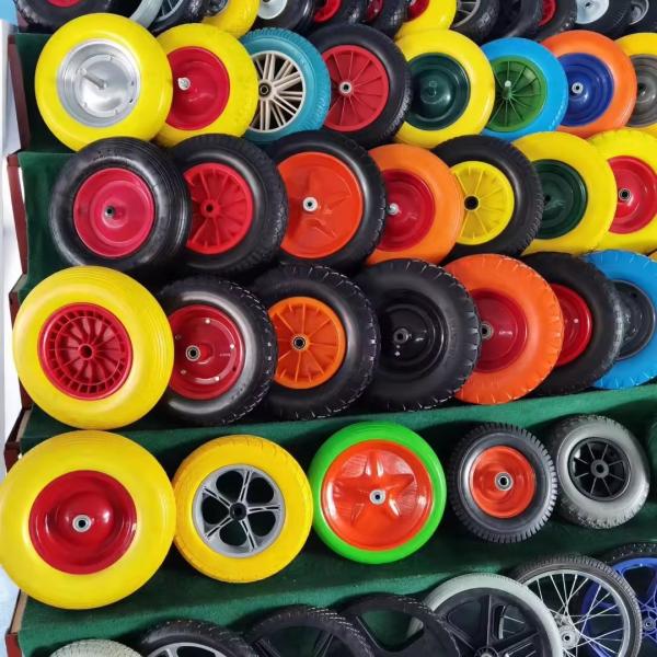8 10 12 13 16 Inch Low Price Hand Truck Tire Trolley Tire Inflatable Pneumatic Rubber Wheels