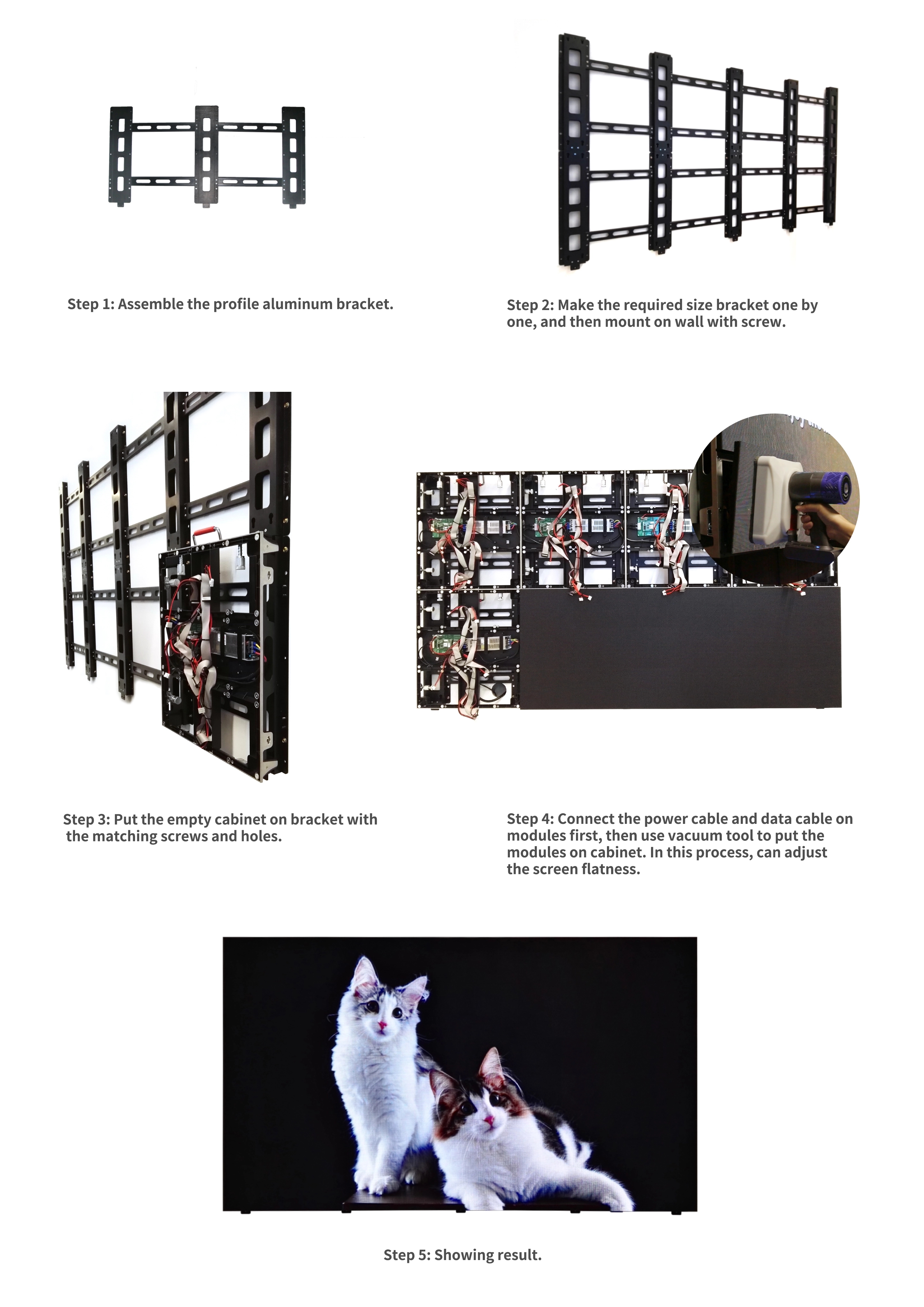 Church Studio Fine Pitch GOB P1.667 P2 P2.5 High Definition Full Color Event LED Video Wall Screen Panles