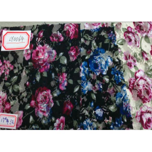 Buy cheap Nice Flower Digital Printed Fabric with Wonderful Printing CY-LY0064 product