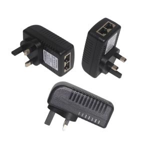 Buy cheap UK Plug 24V 1A POE Injector with 2 RJ45 Ports for IP Camera product