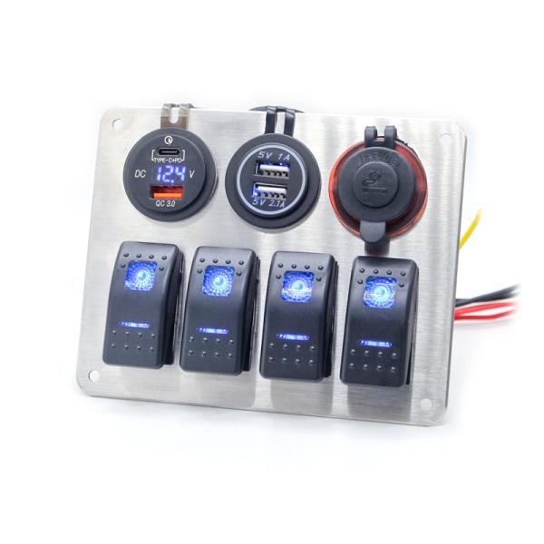 IP65 Universal Rocker Switch Panel