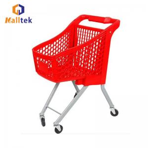Buy cheap Mini Plastic Grocery Store Trolley For Child Kids Colourful Style product