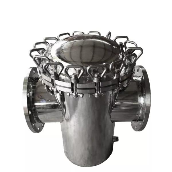 Rustproof SUS304 Stainless Steel Basket Type Filter Inline Basket Strainer Filter DN-300